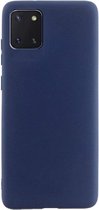 Samsung Galaxy Note 10 Lite Hoesje Donker Blauw - Siliconen Back Cover