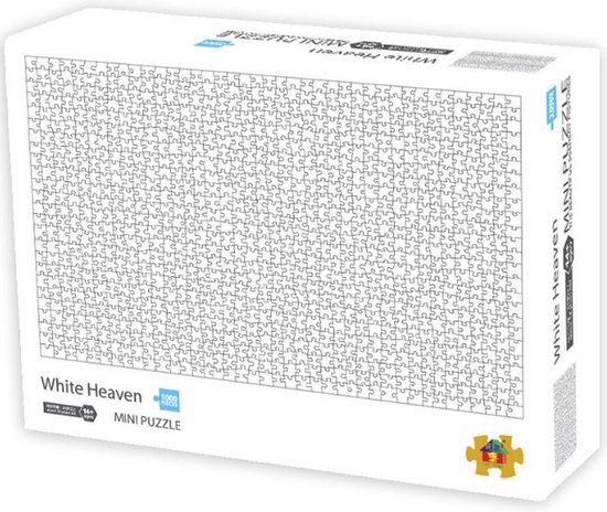 Puzzel 1000 stukjes volwassenen witte hemel | bol.com