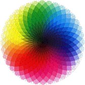 Ronde Puzzel 1000 stukjes volwassenen Kleuren bal 67.5cm diameter