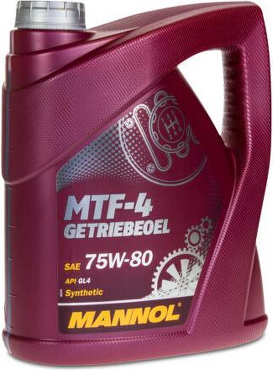 Mannol MTF 4 | 75W80 | GL4 | Synthetische Versnellingsbakolie | 4 Liter | De Oliereus