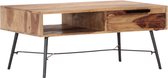 Salontafel Massief hout- koffietafel (Incl LW3D Klok) coffee table woonkamertafel