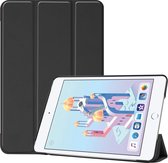 Custer Texture Horizontal Flip Smart PU lederen tas voor iPad Mini 4 / Mini 5, met slaap / waakfunctie en drievoudige houder (zwart)
