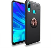 lenuo Shockproof TPU Case voor Huawei P Smart (2019), met Onzichtbare Houder (Zwart Goud)