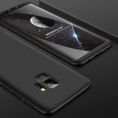 GKK voor Galaxy S9 Three Stage Splicing 360 graden volledige dekking PC-beschermhoes achterkant (zwart)