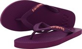 Waves teen slippers dames paars maat 36 vegan duurzaam fair rubber flip flops