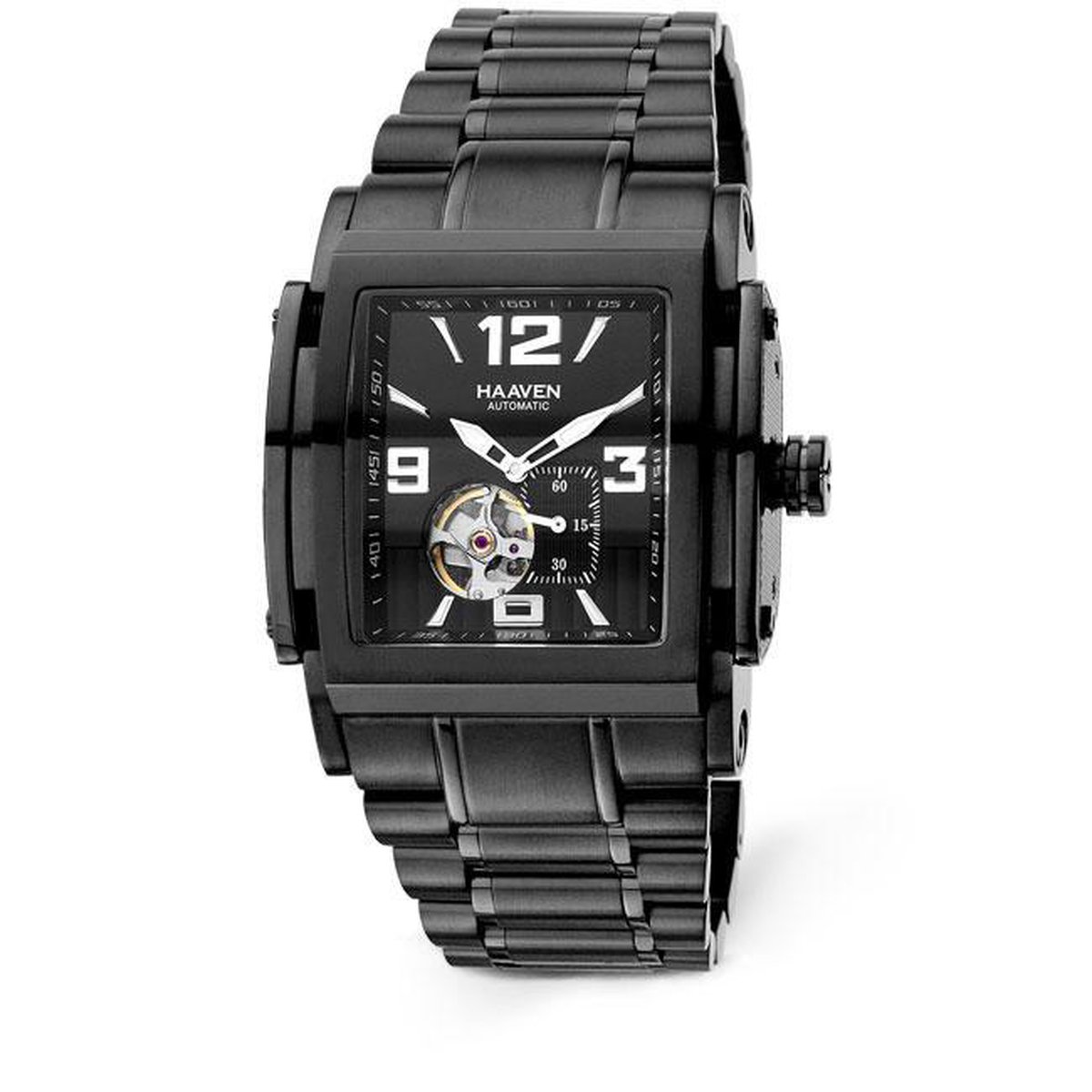Haaven Watches - 9314-03 - Horloges voor mannen - Automatisch Polshorloge - Heren - 45mm - Met luxe horlogebox