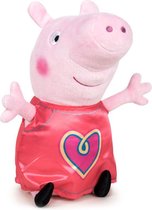 Peppa Pig Hartje Pluche Knuffel 31cm