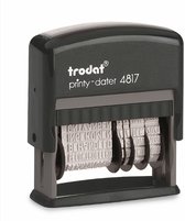 Trodat Printy 4817 Z.I. woord/datumstempel NL 4 mm