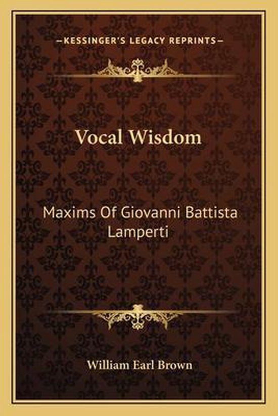 Vocal Wisdom - cover