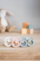 BIBS Fopspeen - Maat 2 (6-18 maanden) - 4 stuks - Blush, Cloud, Sage en Ivory