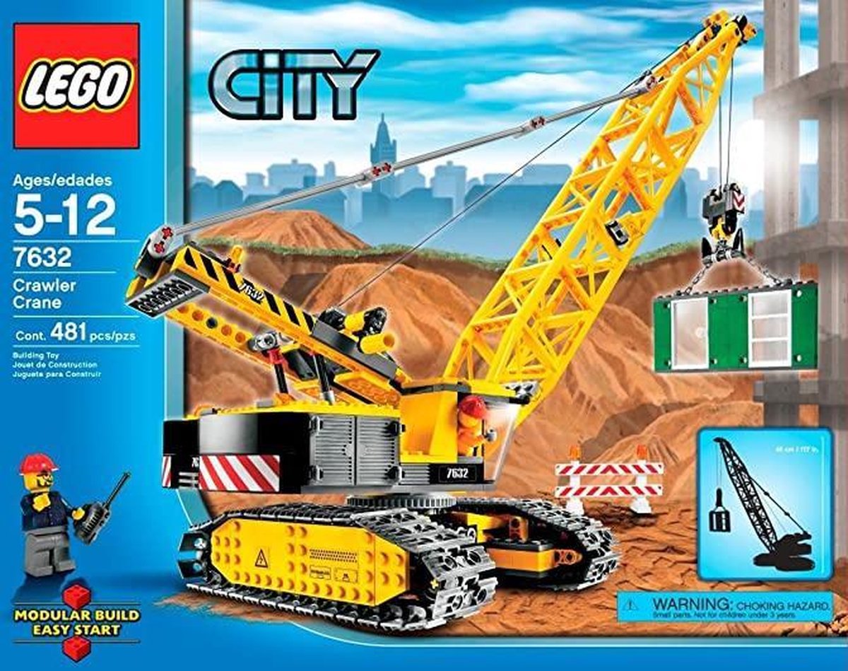 LEGO City Verrijdbare Kraan - 7632 | bol.com