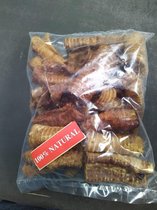 Luchtpijp van rund 10 cm 25 stuks van de snackmeester 100% natuurlijk natural naturel