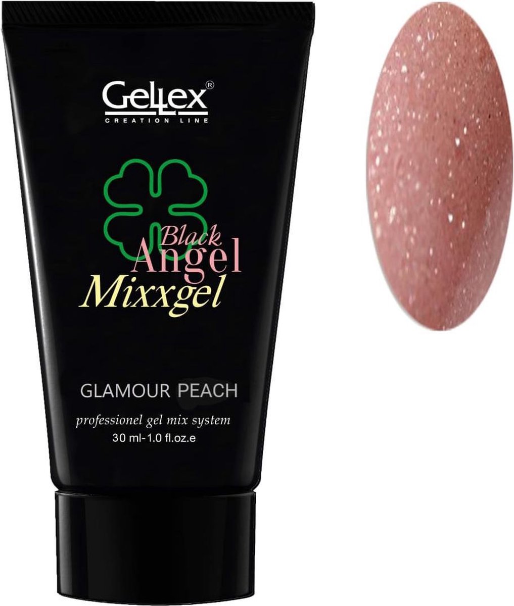 Black Angel Mixxgel, Polyacryl gel, Glamour Peach 30ml