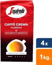 Segafredo Caffe crema classico Bonen - 4 x 1 kg