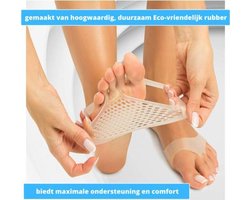 Siliconen Antislip Voorvoet Beschermer - Comfortabele Siliconen Zool - Ademend - Anti Slip - Voorvoet - Bescherming- Druk Verlagend - Flexibel - Preventief - Ergonomisch -