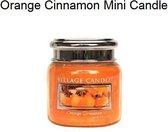 Village Candle - Orange Cinnamon - Mini Candle - 25 branduren
