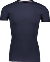 Tommy Hilfiger T-shirt Blauw  - Maat XXL - Heren - Never out of stock Collectie - Katoen;Elastaan