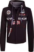 Geographical Norway Vest Zwart Royal Shore Gamacho - L