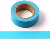 Washi tape - blauw | 15mm x 10m