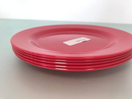 Uitstekend tafereel Haiku Set plastic rode borden | bol.com