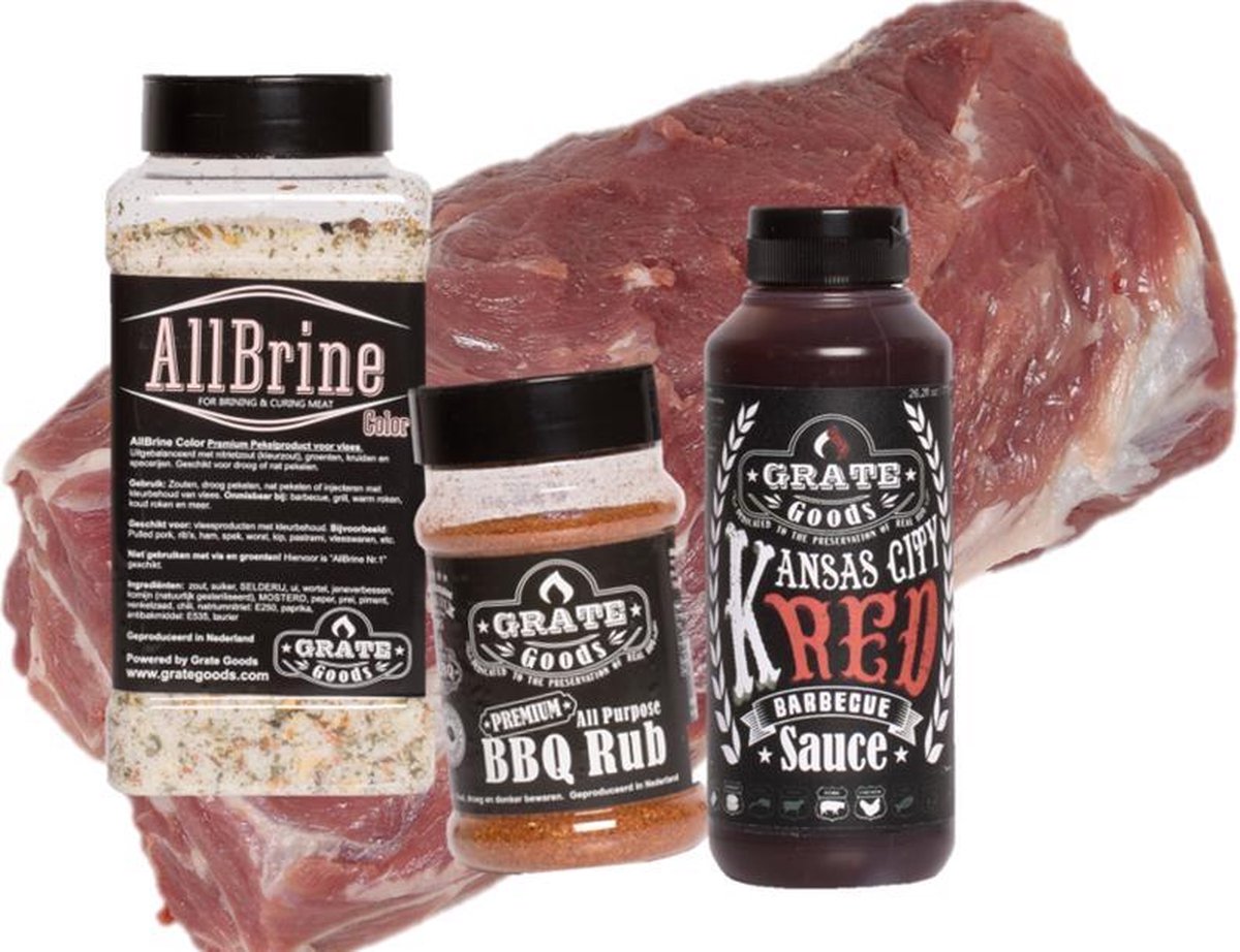 | Grate Goods Pulled Pork pakket inclusief procureur Pakket 'Grate Goods All in One' | Grate Goods |