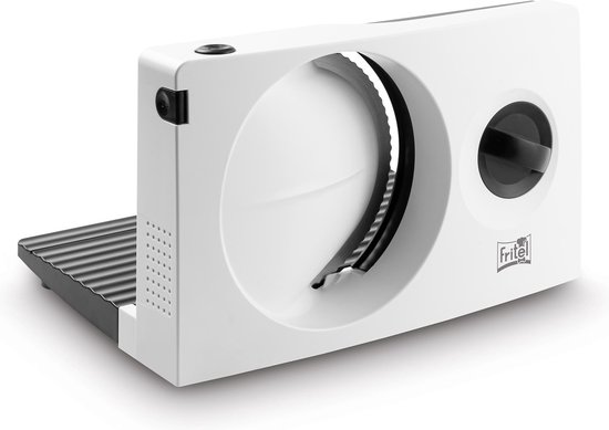 Fritel SL 3070 - Broodsnijmachine Ø 17cm + 100W + gekarteld mes - wit