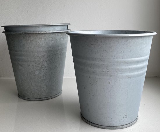 Bloempot - Zink Pot - Old Look - Voor Thuis - Tuin stuks | bol.com