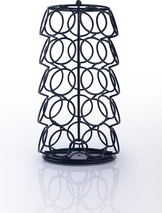 Capsulehouder voor Dolce Gusto cups - draaibaar - bamboe Capsulehouder voor Dolce Gusto cups - draaibaar - bamboe
