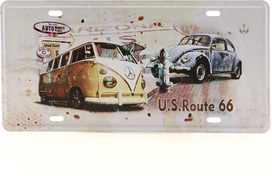 diepvries Verlaten Deuk Wandbord – Mancave – Volkswagen bus – Vintage - Retro - Wanddecoratie –  Reclame bord... | bol.com