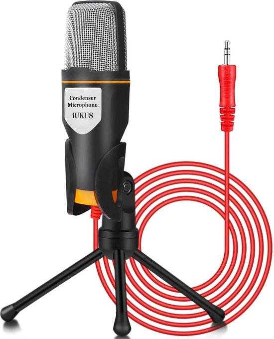 PC Microphone with Stand for Gaming, Recording, Podcasts, Singing, Youtube,  Karaoke,... | bol.com