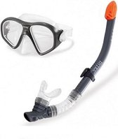 Intex 55648 Aquaflow Sport Reef Rider Duikbril en Snorkel Grijs
