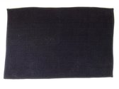 Lucy's Living Luxe badmat POL Black– 60 x 90 cm - zwart - badkamer mat - badmatten - badtextiel - wonen – accessoires