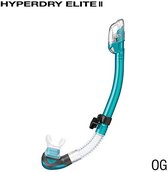TUSA Hyperdry Elite II snorkel - Ocean Green