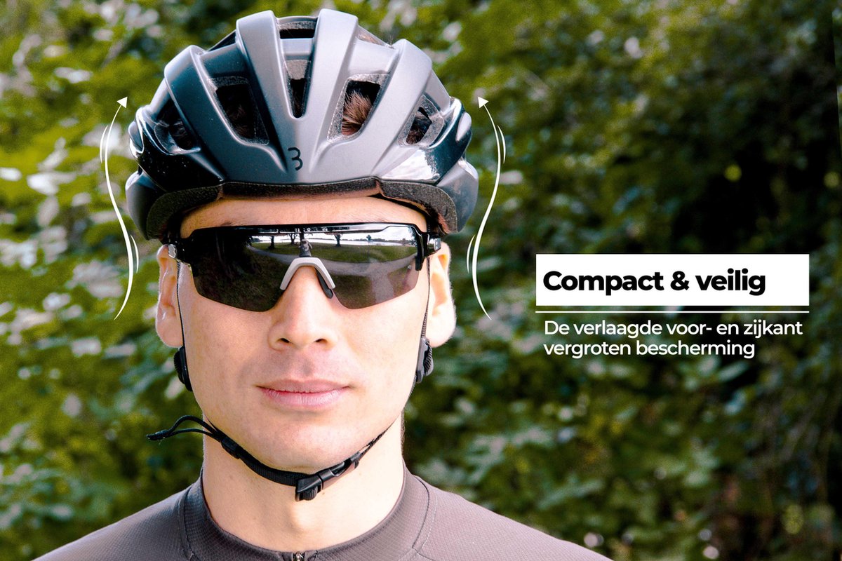 BBB Cycling Hawk Racefiets Helm - Large: 58-62 CM - Wielrenhelm - Fietshelm Volwassenen - Sporthelm - Mat Zwart - Maat L - BHE-151 – foto 2