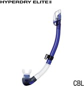 Tusa Hyperdry Elite II - Snorkel - Helder Blauw
