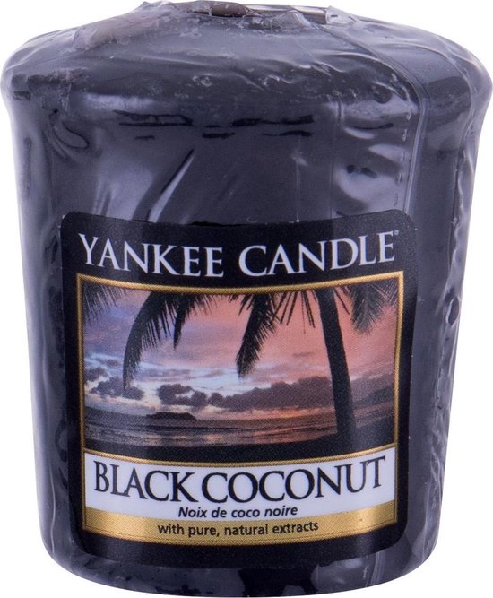 Geurkaars Yankee Candle Black Coconut 49 g bol