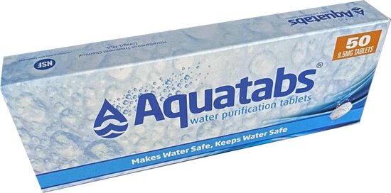 Aquatabs waterzuiveringstabletten | 50 stuks