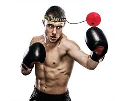 Boks Bal - Reflex bal - Met hoofdband - Box training - Boxen - Trainen - Reflex oefenen