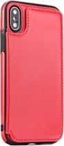 Forcell Wallet Case - Samsung A7 2018 rood