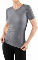 FALKE Wool Tech Light T-Shirt  Dames 33460 - Grijs 3757 grey-heather Dames - XL