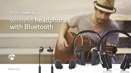 Nedis HPBT2260BK Draadloze Hoofdtelefoon Bluetooth® Over-ear Actieve  Ruisonderdrukking | bol.com
