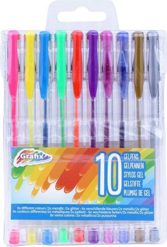 10 stylos gel, Stylos gel pour enfants