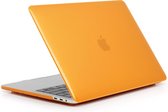 Apple MacBook Pro 13 (2016-2019) Case - Mobigear - Glossy Serie - Hardcover - Oranje - Apple MacBook Pro 13 (2016-2019) Cover