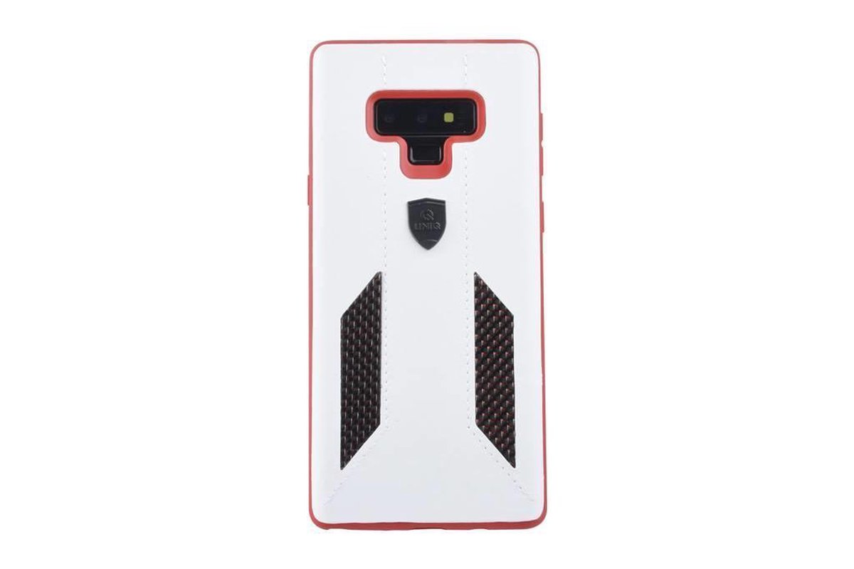 UNIQ Accessory Galaxy Note 9 Kunstleer Hard Case Back cover - Wit (N960F)