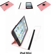 Apple iPad Mini 2-3 Roze 360 graden draaibare hoes - Book Case Tablethoes