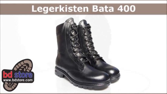 Kerkbank tactiek Zachtmoedigheid Bata M400 Zwart Legerkisten | bol.com