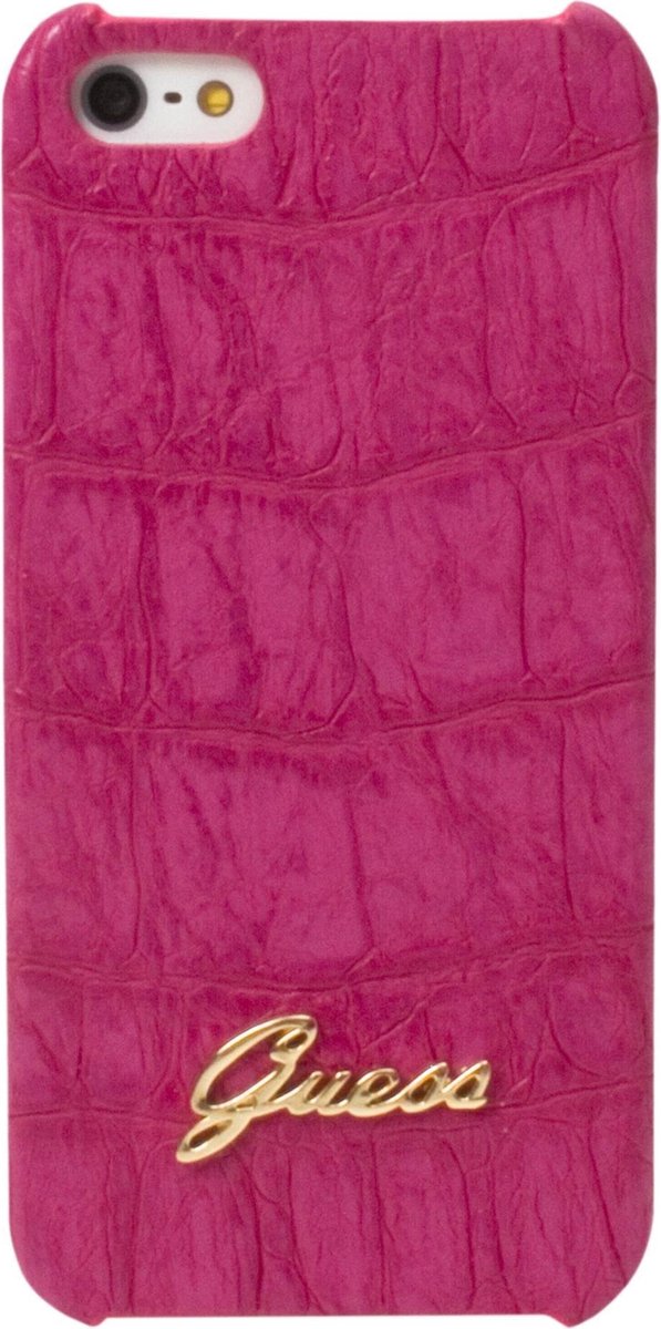 iPhone 5S/5 hoesje - Guess - Roze - Kunststof