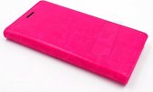 Roze hoesje Huawei P9 - Book Case - Pasjeshouder - Magneetsluiting