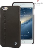 Bruin hoesje Pierre Cardin - Backcover - iPhone 6-6S - Leer - Luxe cover