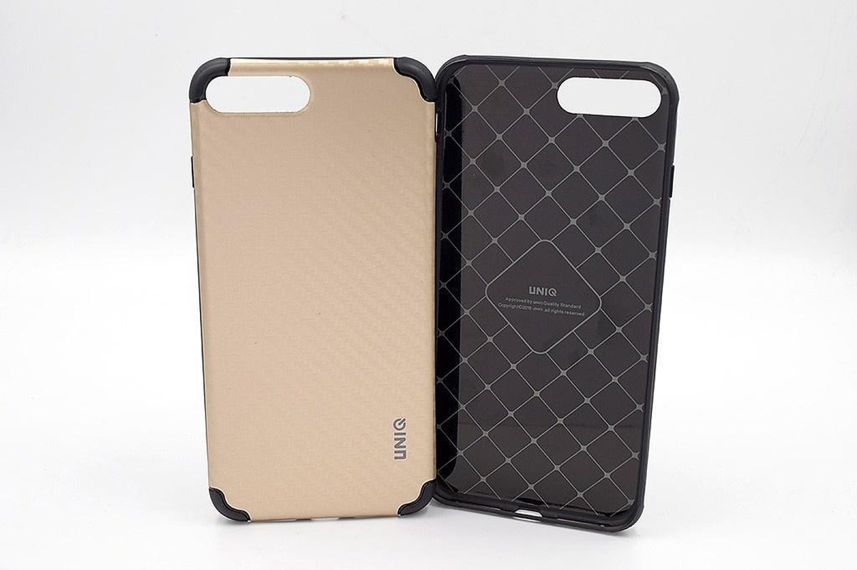 UNIQ Accessory iPhone 7-8 Plus Hard Case Backcover Platinum - Licht Bruin